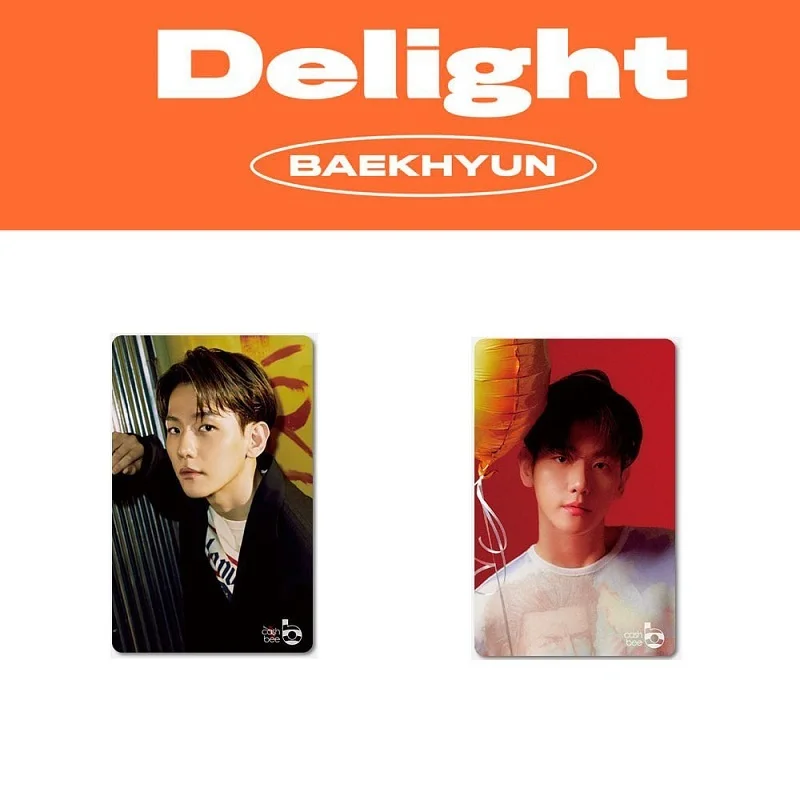 

KPOP Bye Baekhyun Transport Card PVC Postcard DELIGHT Baekhyun Bye Baekhyun