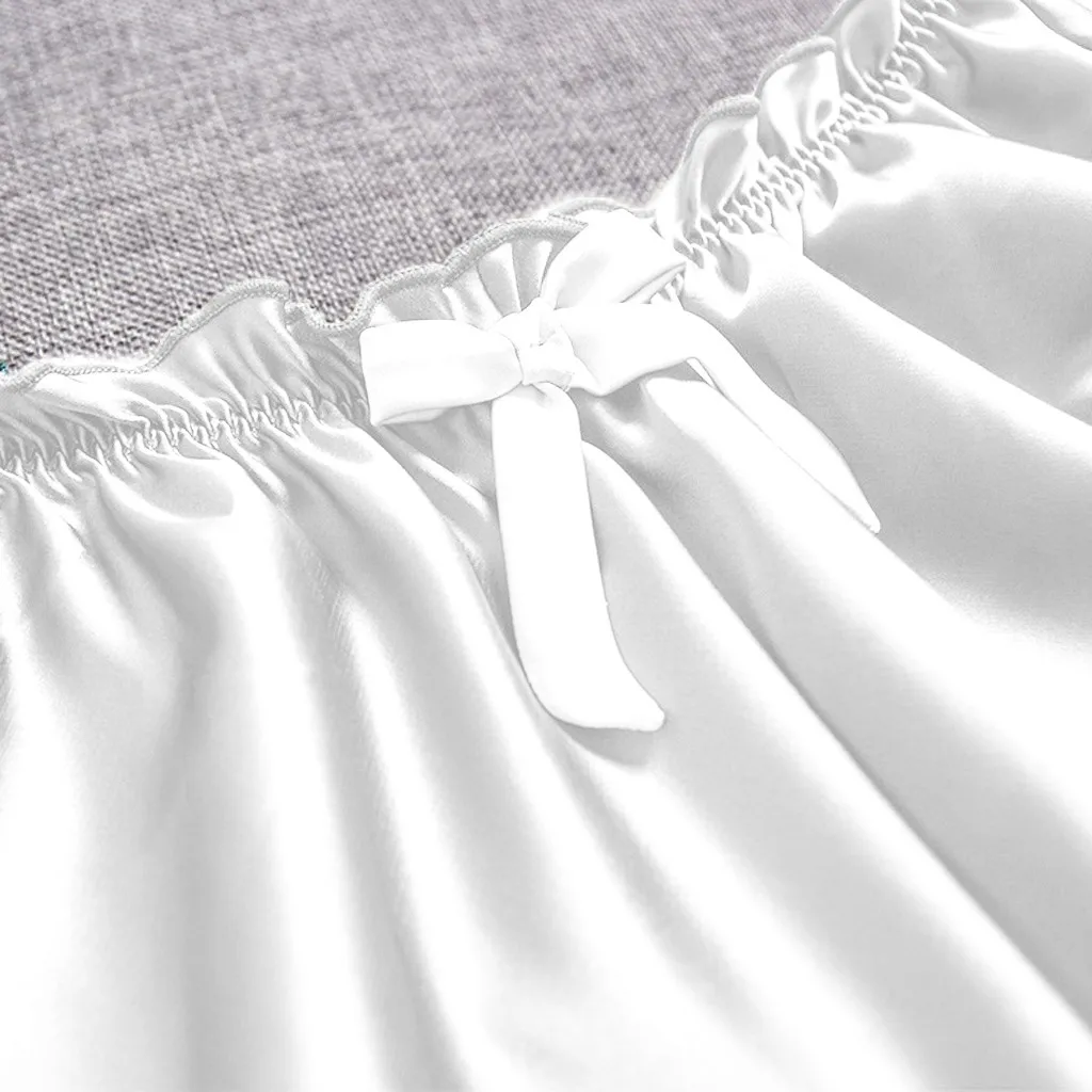 Женские шелковые трусики атласные сексуальные кружевные пижамы с цветочным