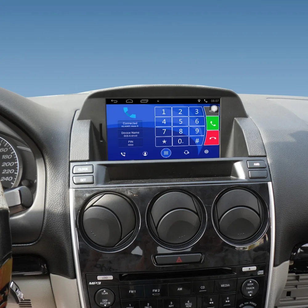 8 дюймов Android 7 1 автомобиля GPS навигации для Mazda 6 (2002 2008 год) автомобильное радио