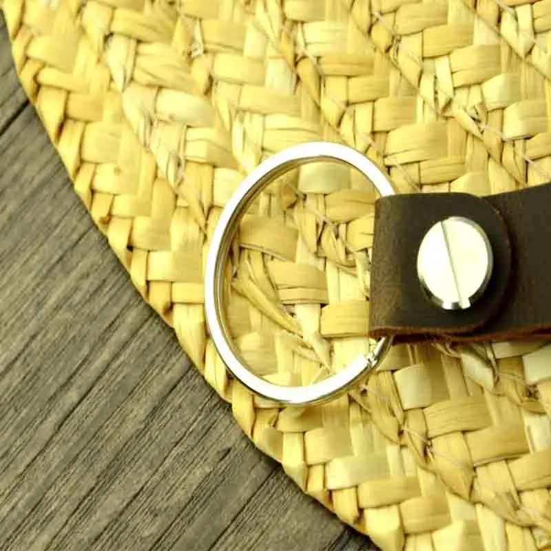 First Layer Leather Lanyard Cowhide Pendant Practical Simple Rope For Mobile Phone Accessories Car Supplies Key Ring