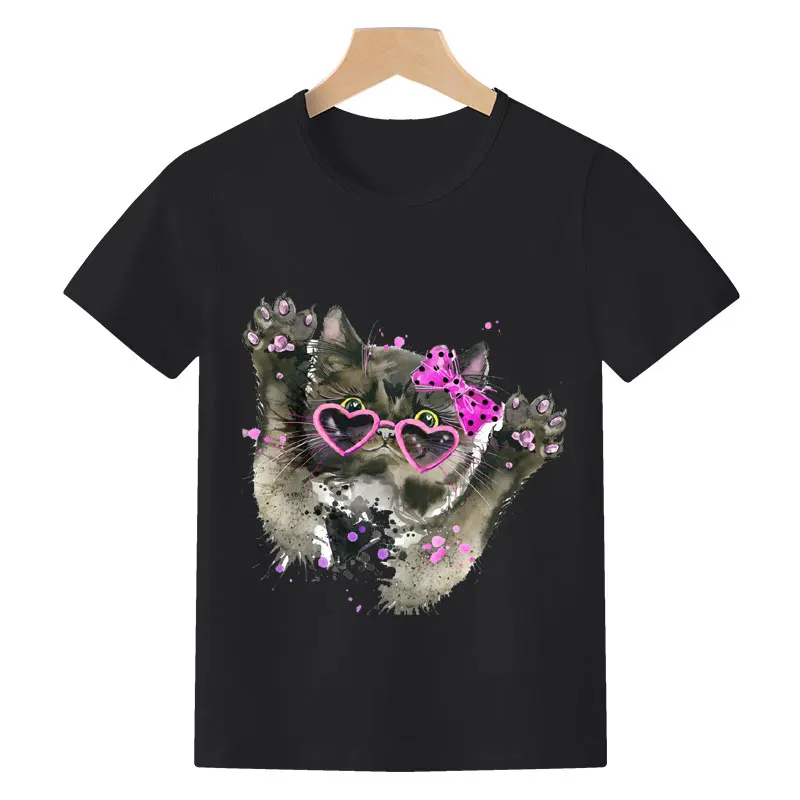 

Cute Cat Iron-on Transfers Patch For Clothing Animal Thermoadhesive Stickers DIY Fabric Appliques On T-Shirt Ironning logo Badge