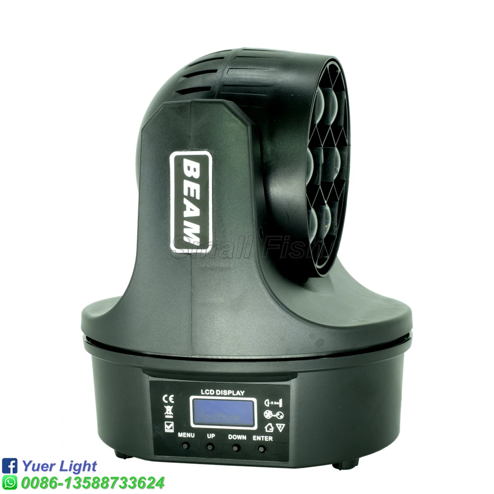 Светодиодный луч Wash Six глаза пчел 6X15W 4 в 1 RGBW DMX512 сценический вращающийся головной