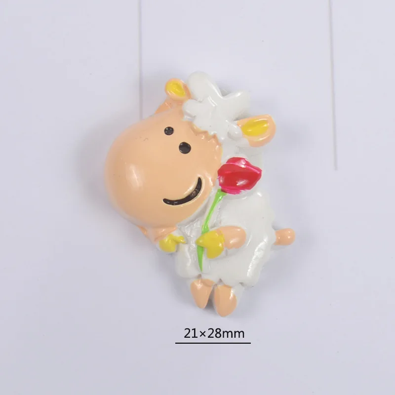 Мультфильм молочная корова поставки слаймов амулеты для DIY легкий глиняный набор