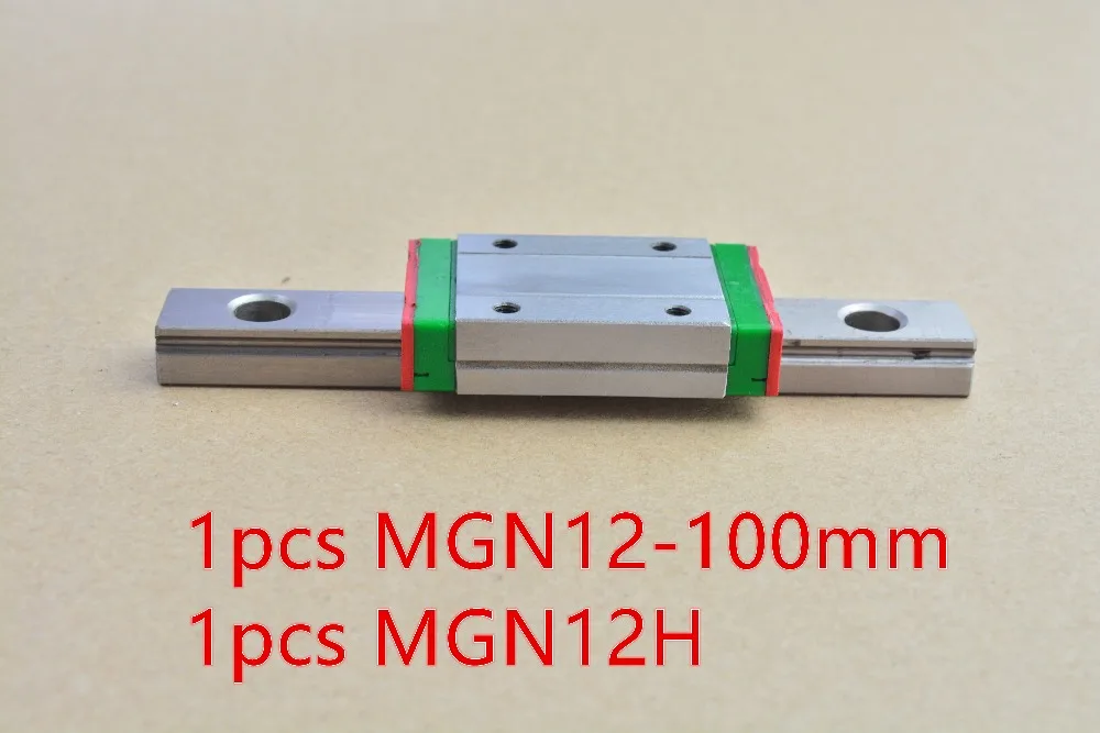 MR12 12 мм линейная направляющая MGN12 100 с MGN12C или MGN12H подшипника слайдера 1 шт. |
