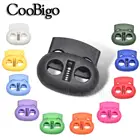 Зажим для шнурков спортивный, разноцветный, 5 мм, 25 шт.