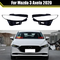 for mazda 3 axela 2020 car front headlight glass headlamps transparent lampshade lamp shell headlight cover lens caps light case