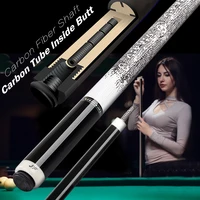 konllen billiard carbon fiber pool cue stick real inlay carbon energy technology billiards cue leather grip stick kit