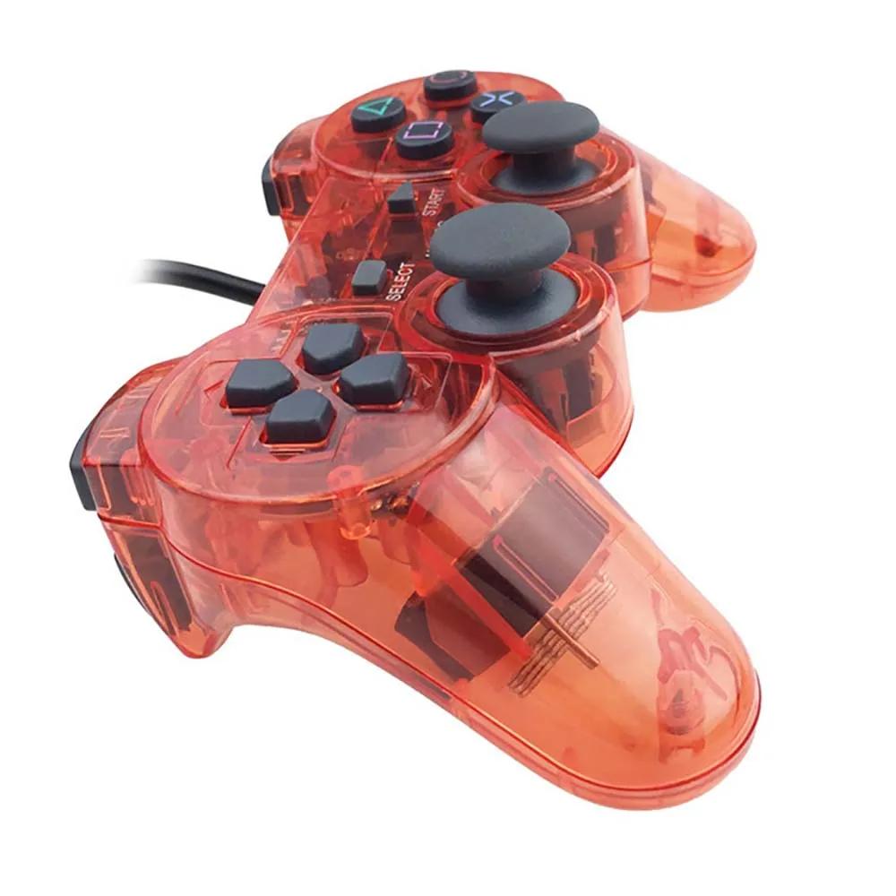 Проводное подключение геймпад для PS2 Двойной вибрационный игровой контроллер