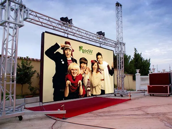 Дешевая цена китайские видео наружный светодиодный дисплей P10 1/4S SMD полноцветный