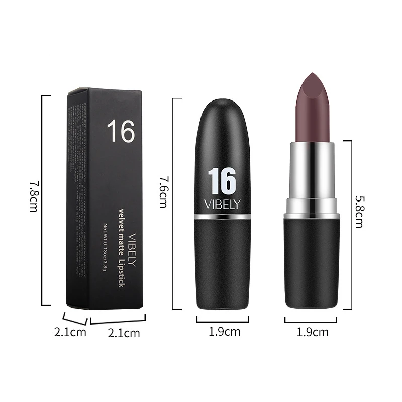 Новая матовая губная помада с пулей водостойкая стойкая трубка для макияжа