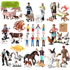 Лидер продаж, имитация фигурок фермы, дикие животные, птица, морская жизнь, модель, фигурки, коллекционная познавательная обучающая игрушка для детей, подарок