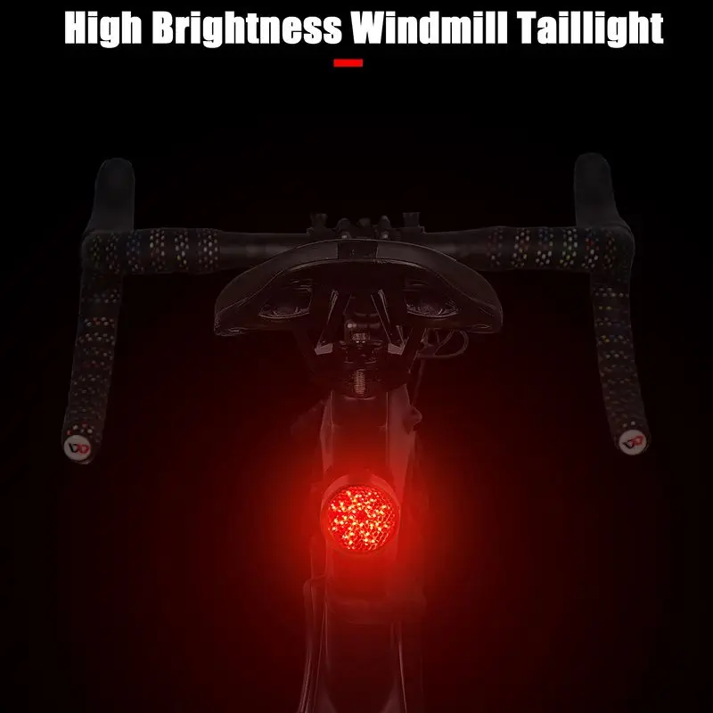 

Водонепроницаемый задний фонарь для велосипеда, задсветильник светодиодный фонарь для езды, зарядка через USB, задний фонарь для горного вел...
