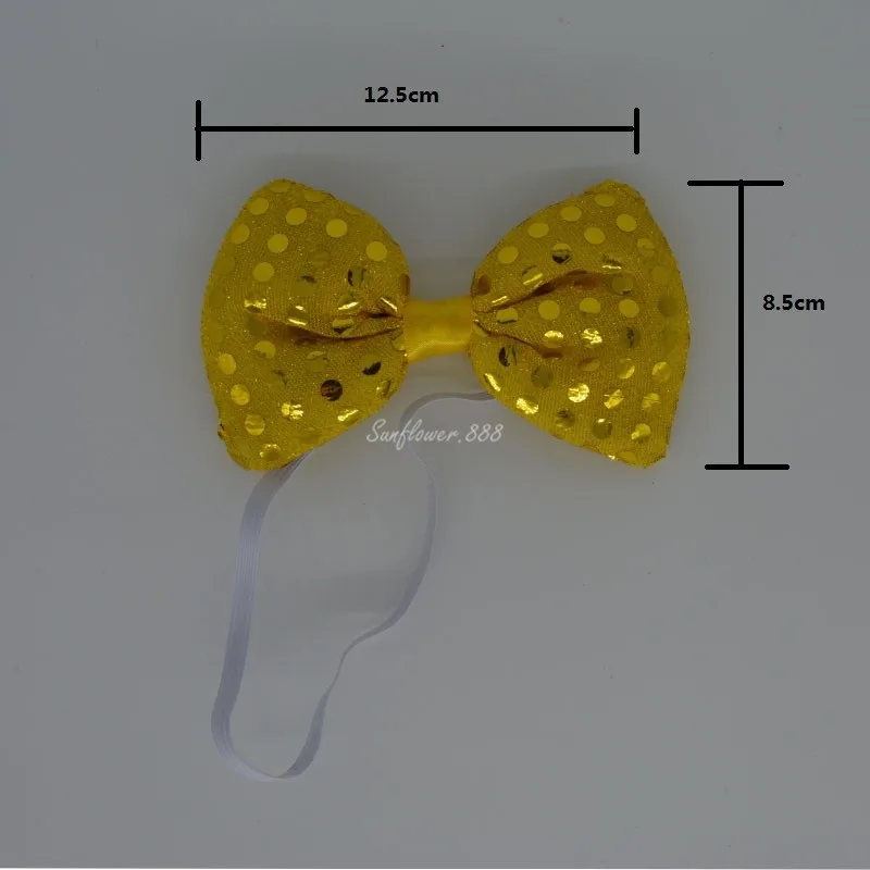 20 штук Светодиодный галстук-бабочка мужские и женские мигающий светильник со