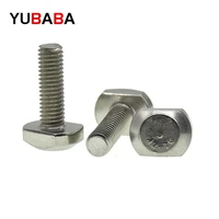 m5 m6 m8 m10 stainless steel t shape punch milling machine screw threaded rod clamping cap bolt for t slot t head bolts
