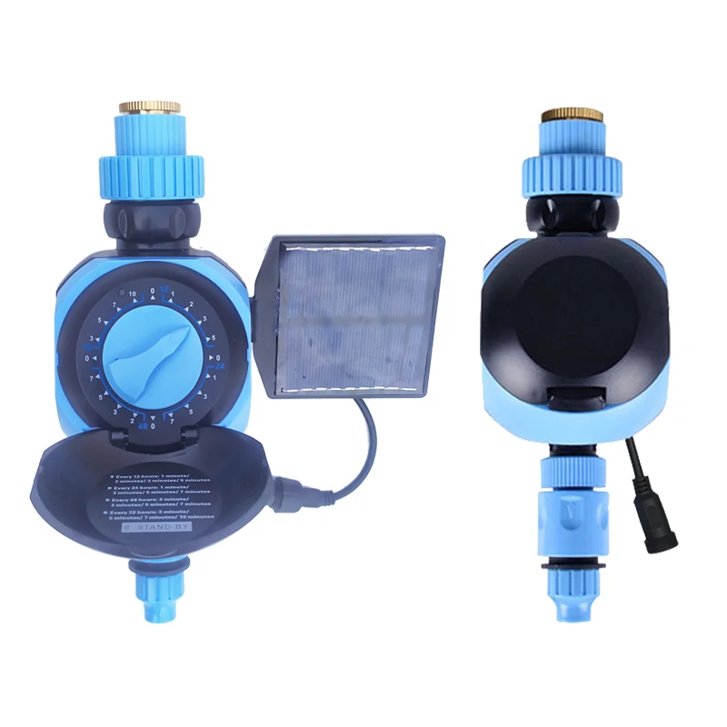 Таймер полива с питанием от солнечной панели водонепроницаемый таймер