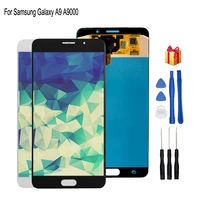 amoled for samsung galaxy a9 a9000 a900 sm a9000 lcd display touch screen digitizer for samsung a9000 lcd phone parts