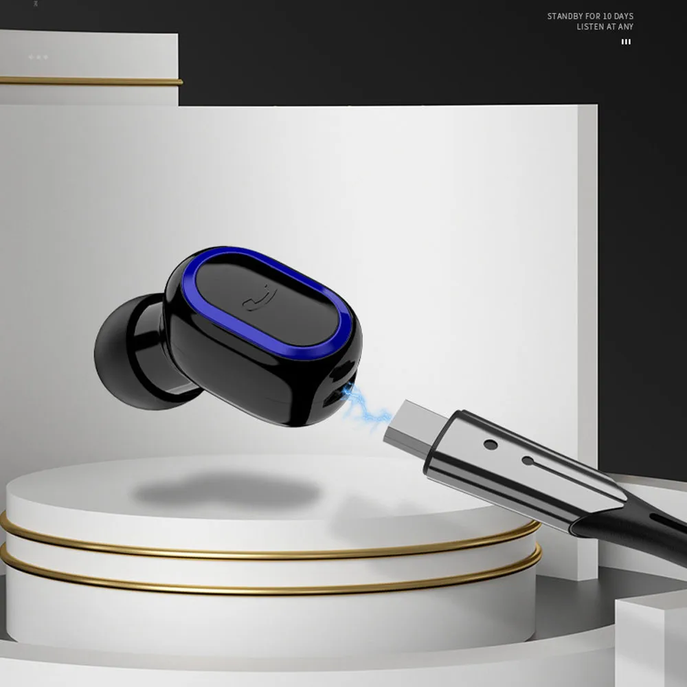 Мини-гарнитура с Bluetooth 5 0 спортивные наушники-вкладыши для мужчин и женщин |