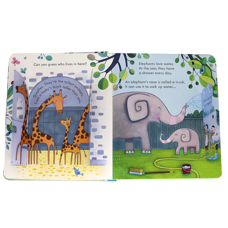 Детская книга для чтения с 3d-изображением животных | Канцтовары офиса и дома