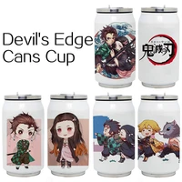 devils blade anime manga insulation cup demon slayer kimetsu no yaiba tanjirou nezuko diy thermal transfer stainless steel cup