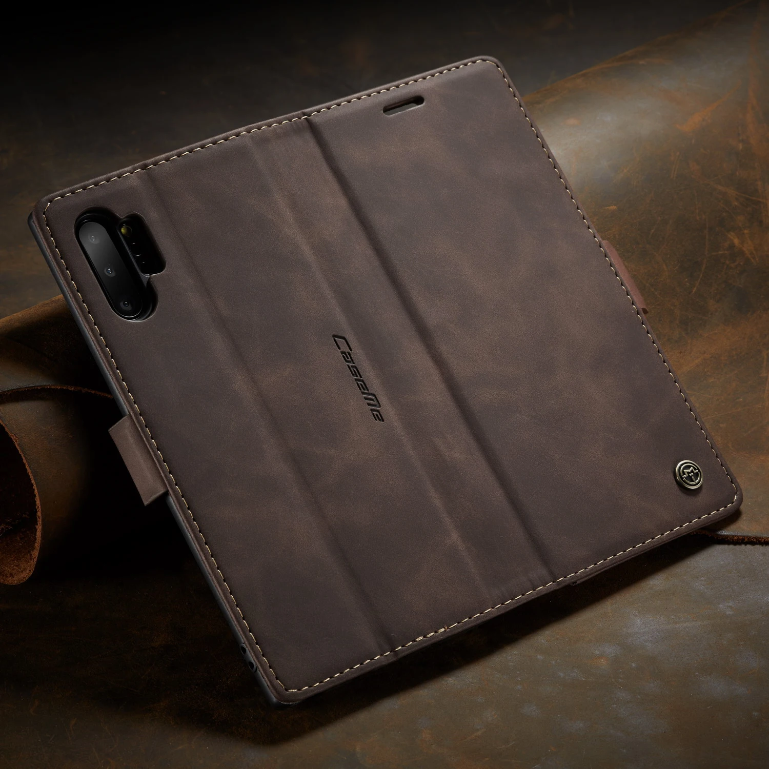 Подходит для samsung Galaxy Note10 S10 S9 S8 A70 A30 A50 A80 чехол, деловой стиль ретро матовый мягкий PU мобильный чехол для телефона