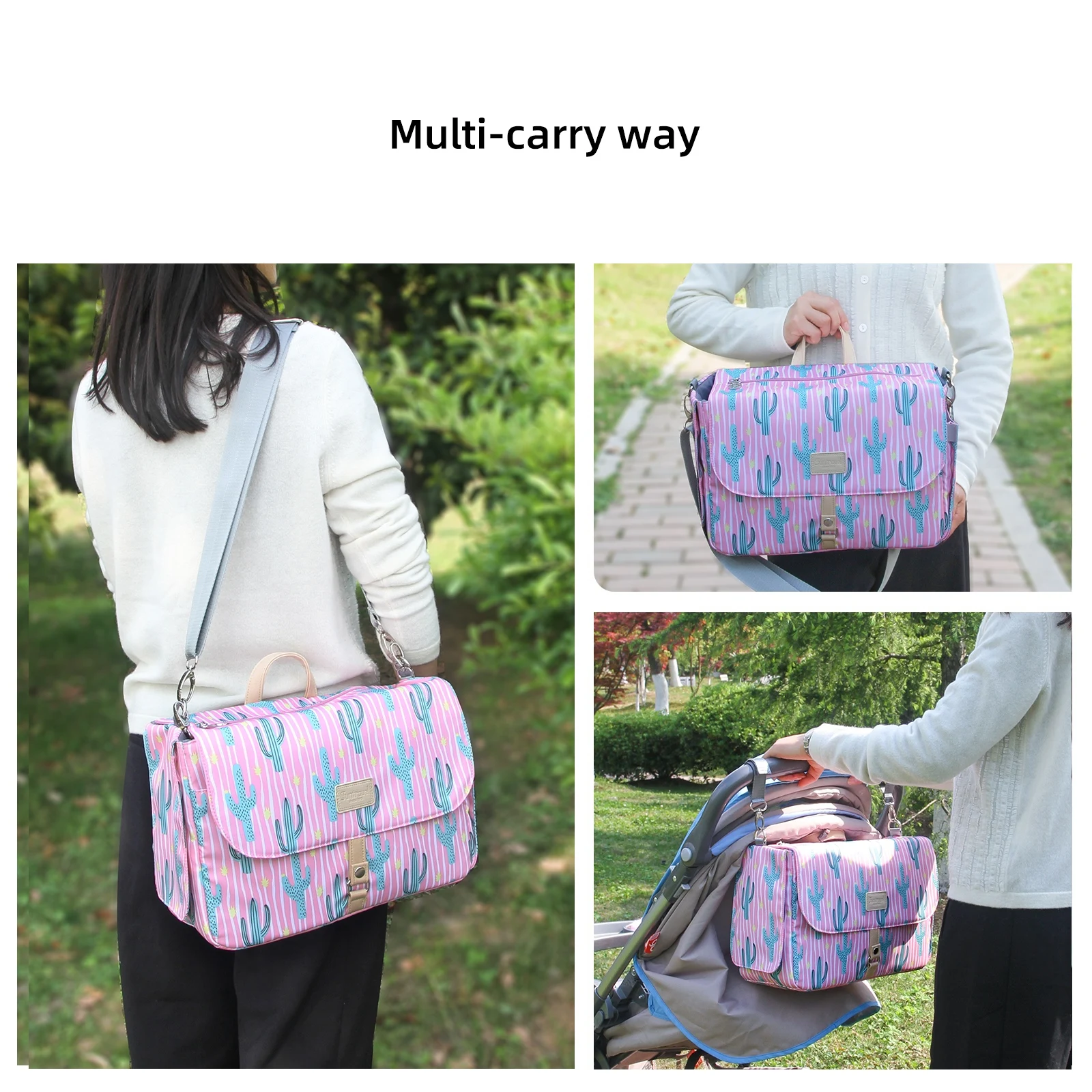 Mummy Diaper Bag for Baby's Care Large Capacity Waterproof Single Shoulder Crossbody Multi-Function Travel Nursing |