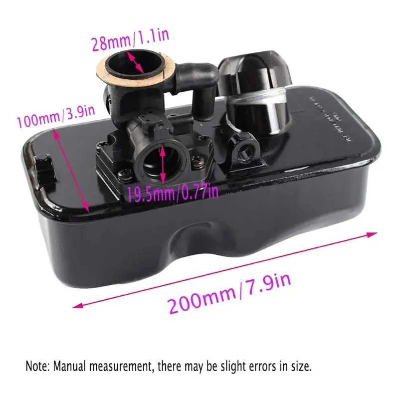 

795477 Carburetor with 494406 Fuel Tank 698369 Air Filter 694394 Primer Bulb for Briggs & Stratton 10A902 Engine Replace LX0C