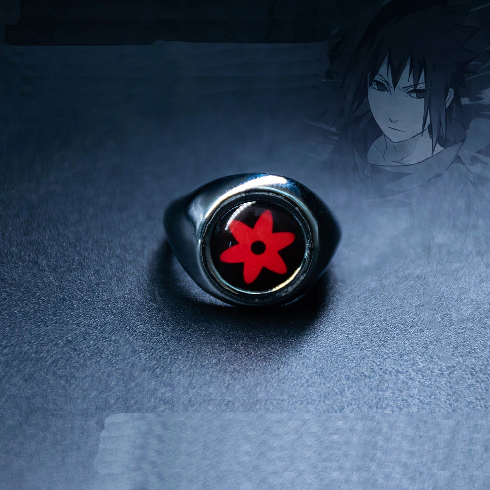 Регулируемые кольца Шаринган Учиха полный комплект реквизит для взрослых ниндзя