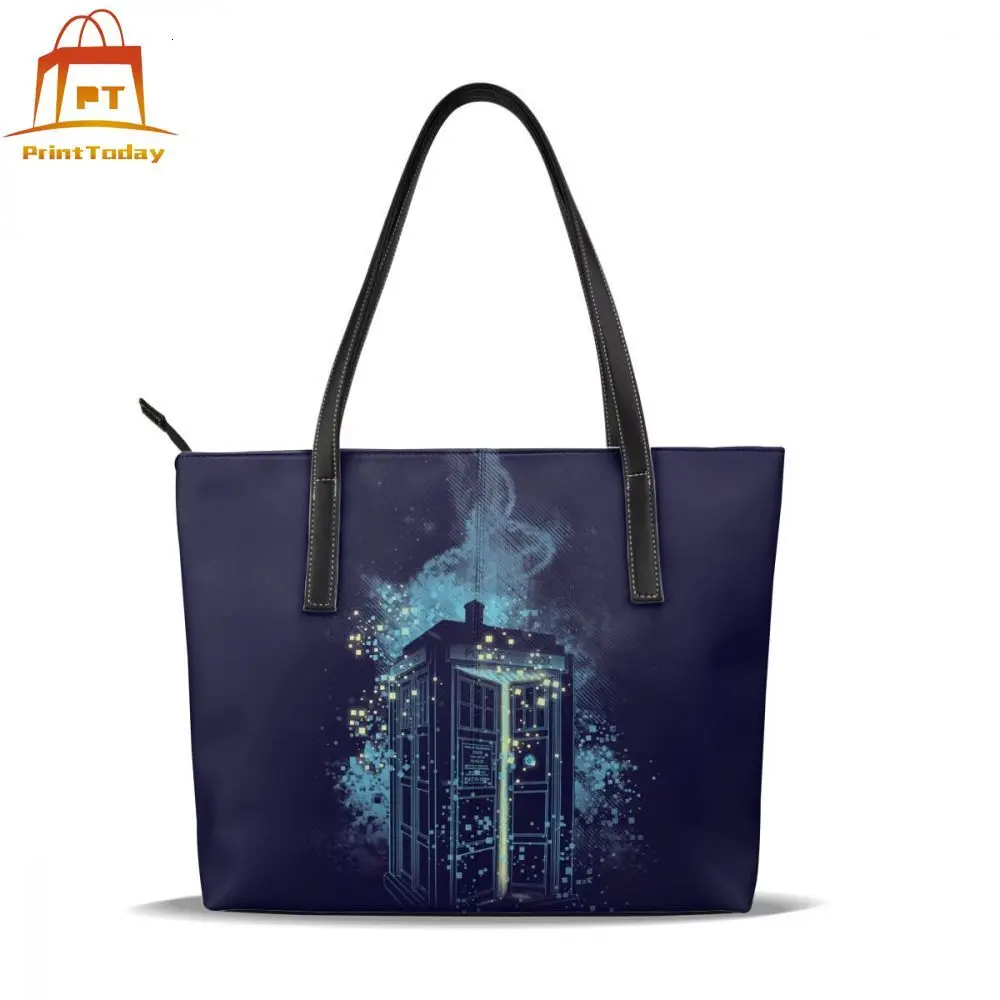 

Tardis Handbag Tardis Top-handle Bags Large Woman Leather Tote Bag Teen Shopper Pattern Women Handbags