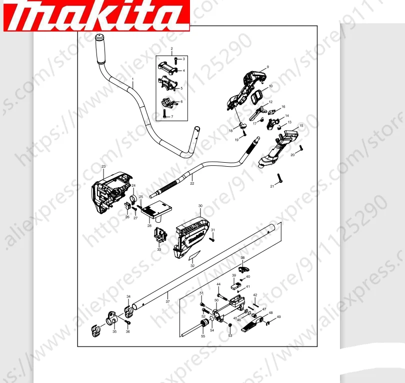 

Maktia for DUR188U Rotor switch stator handle housing bearing Spindle gear (Consult customer service)