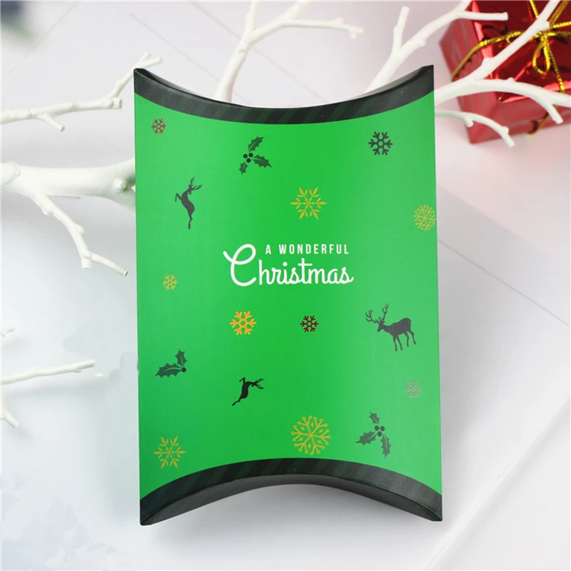 Подарочная коробка 1 шт. новые подарочные коробки в форме бумажной подушки для