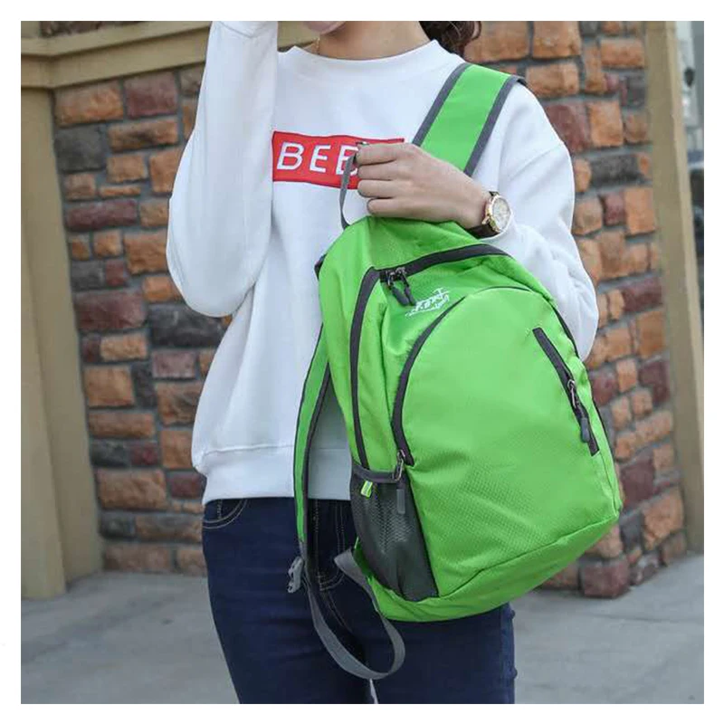 Ультра светильник посылка из кожи складной рюкзак для путешествий