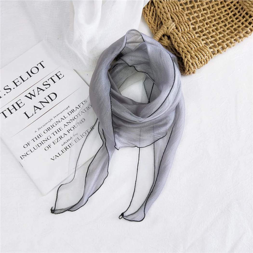 Новое поступление Осенний бандана шейный платок дышащий новинка шарф для женщин|