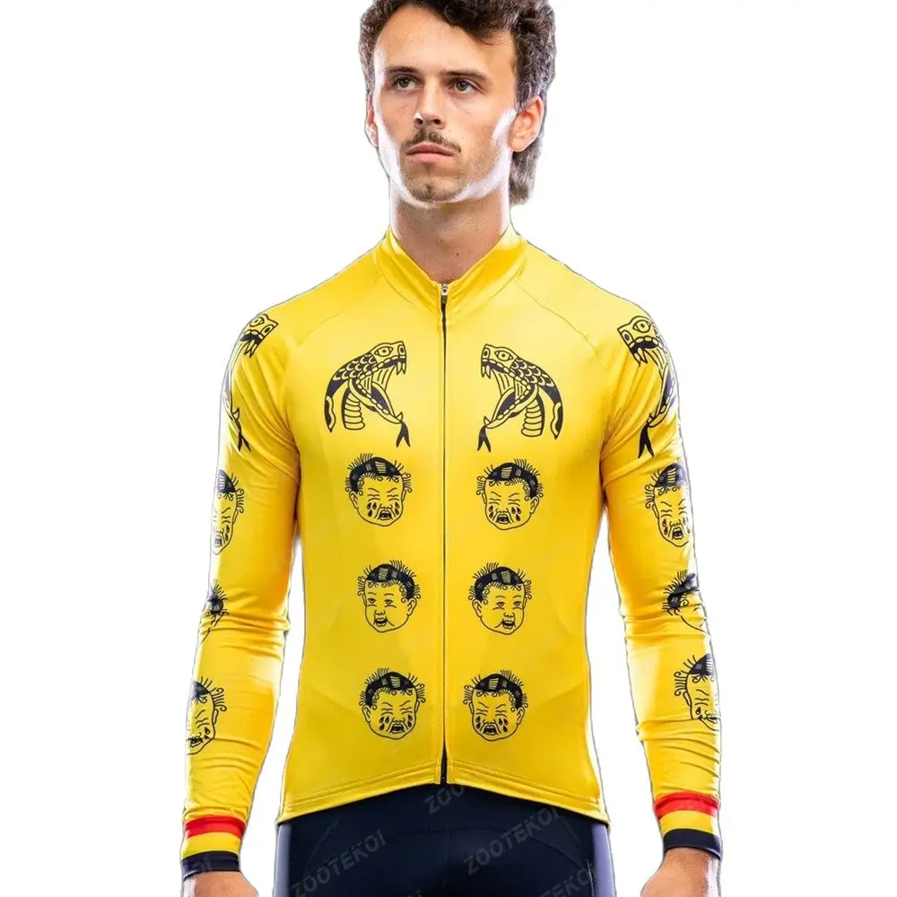 

Hunter Cycling Jersey Thin Coat Men Long Sleeve Shirt Spring And Autumn Sportswear Running Racing Mtb Jersey Maillot Ciclismo