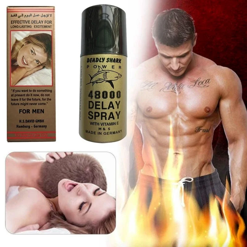 Мужской спрей пролонгатор Акула Deadly 480000 превышение скорости уменьшает мужской