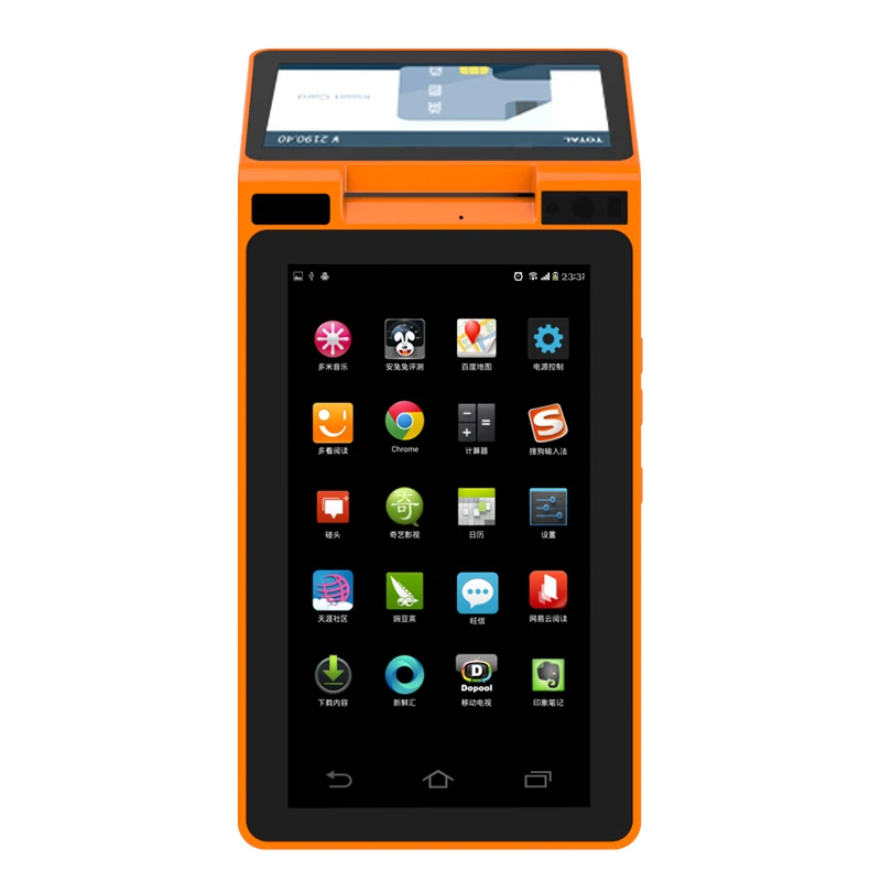 Смарт устройство Android NFC POS платежный терминал поддержка чекового принтера для