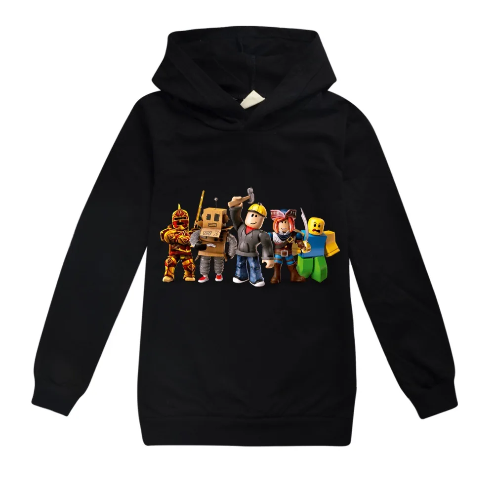 

Детские толстовки robloxing для мальчиков и девочек, модная Рождественская одежда с длинным рукавом, топы, футболка, хлопковые куртки, Осенние с...
