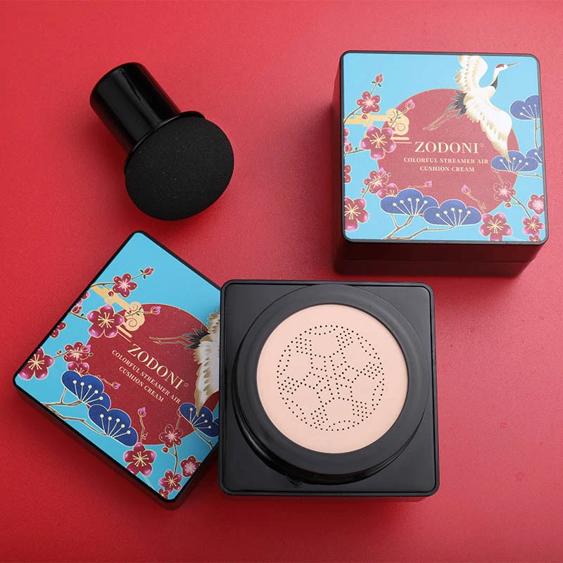 Грибовидной Головкой воздуха в виде кушона естественное увлажнение и тонального