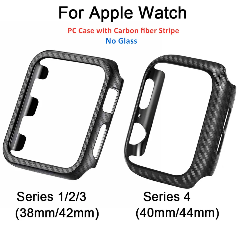 Чехол из углеродного волокна Duoteng для apple watch 5 4 3 2 1 40/44/42/38 мм пластиковый чехол iwatch
