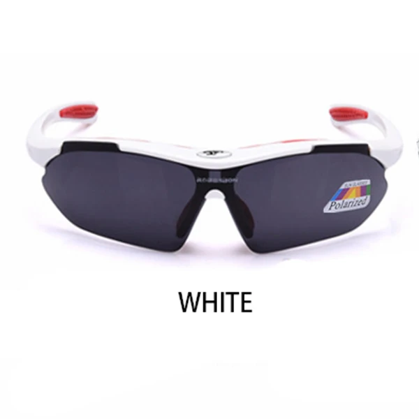 White Frame Очки для велоспорта, поляризованные солнцезащитные очки для горного велосипеда, очки для мужчин и женщин, спортивные солнцезащитные очки для велоспорта, езды, вождения - Цвет: White Frame