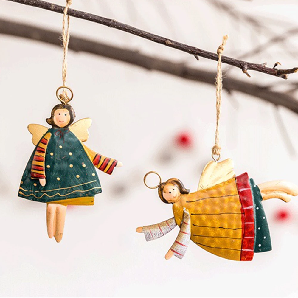 Санта-Клаус снеговик ангел Рождественская елка украшения Висячие Подвески