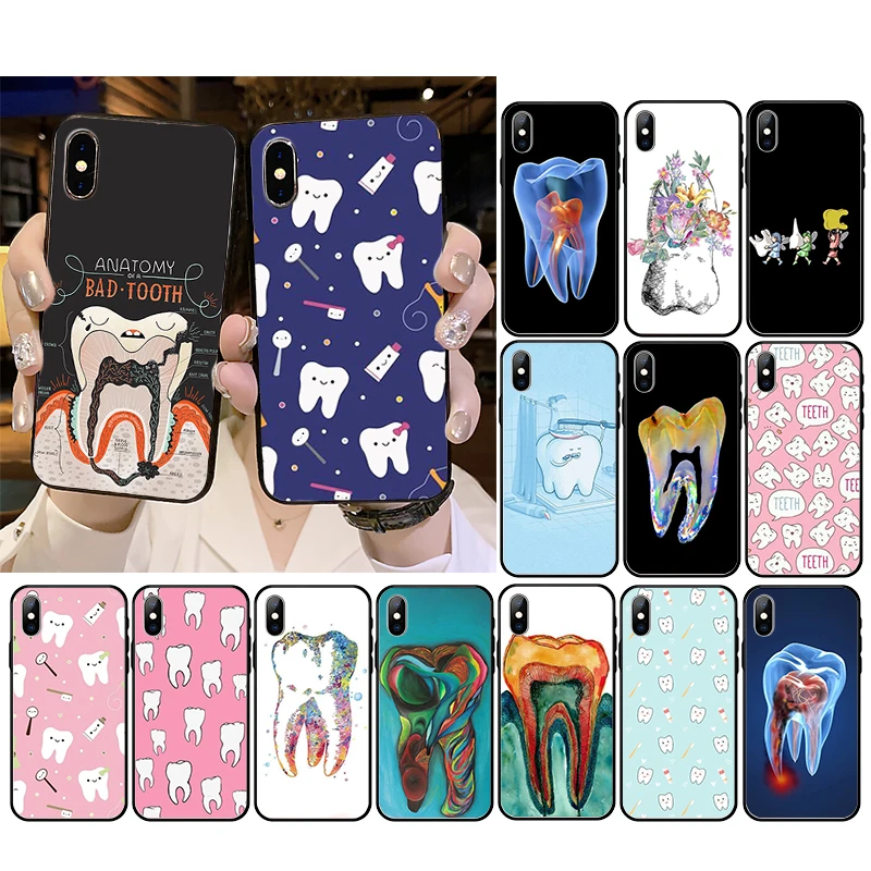 

Dental Definitions tooth Phone Case For iphone 14 13 Pro Max 12 mini 12Pro Max SE2 11 11Pro XS MAX XR 7 8 Plus