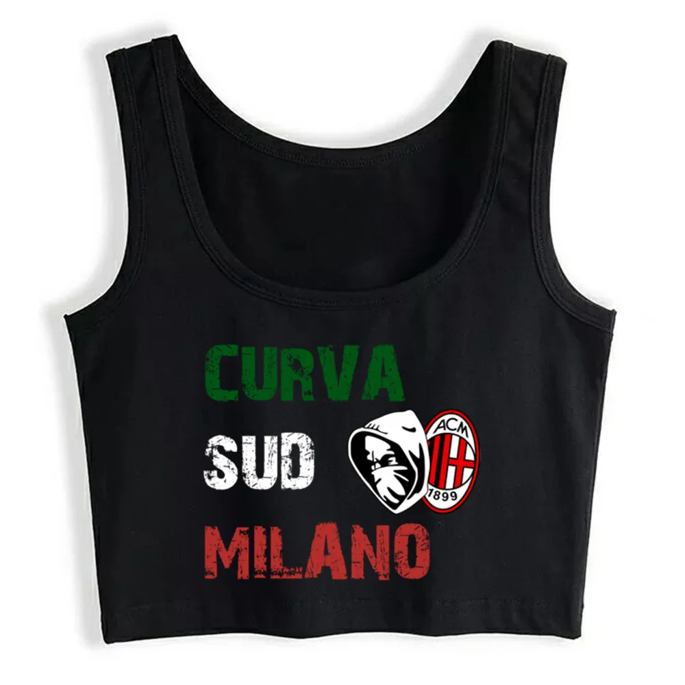 

Кроп-Топ женский Curva South milan Design Grunge, готический Топ Y2k, женская одежда