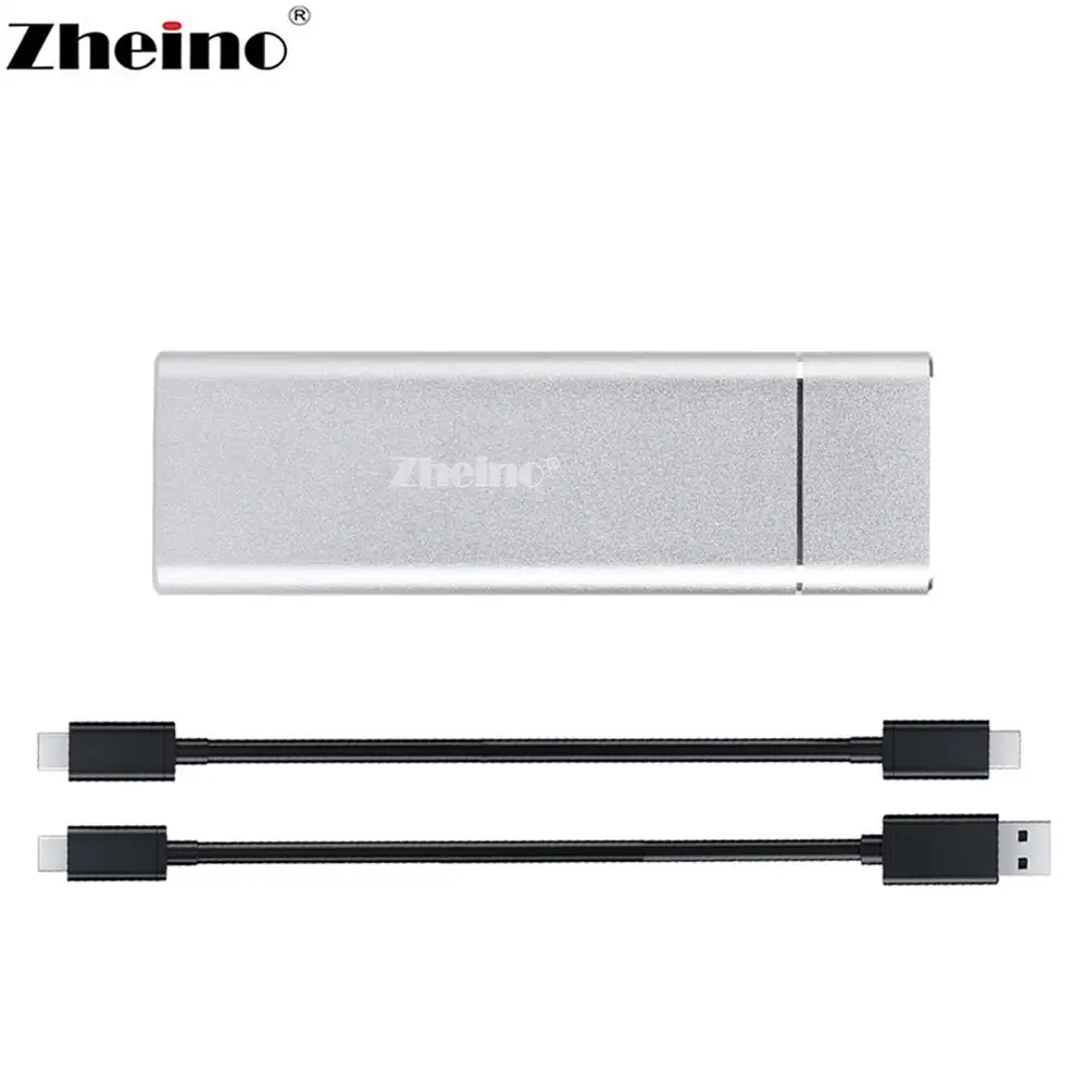 Zheino Type C к USB 3 1 портативный SSD 128 ГБ 256 512 ТБ алюминиевый внешний твердотельный