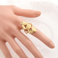 new creative leaf branch shape open ring for woman fashion korean finger jewelry luxury wedding party girls unusual rings