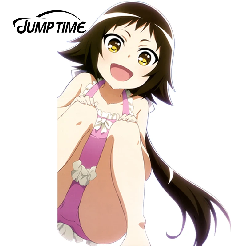 JumpTime 13 см x 9 2 с сердечком для девочек стайлинга автомобилей Mikakunin de Shinkoukei аниме JDM