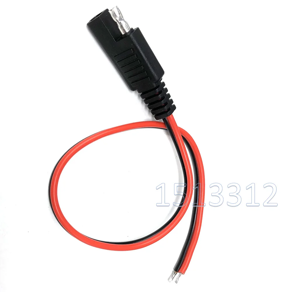 

DIY 5 PCS SAE Power Automotive Extension Cable 18AWG 30CM 2 Pin with SAE Connector Cable Quick Disconnect Extension Cable