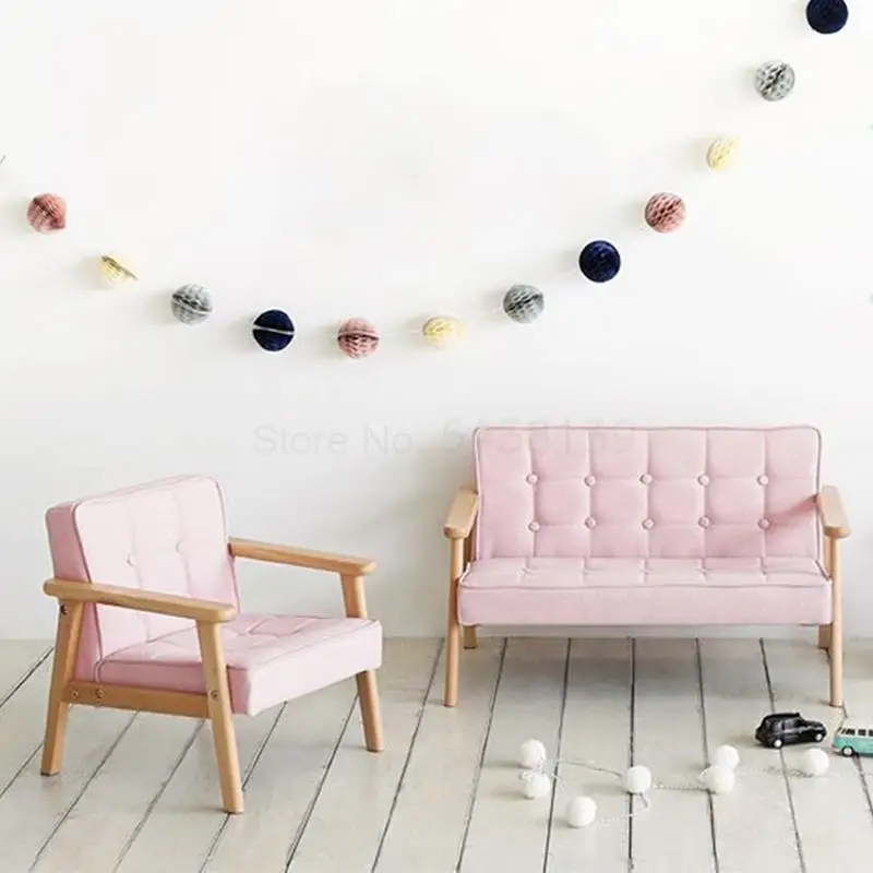 Детский диван для мальчиков и девочек принцессы чтения из твердой древесины