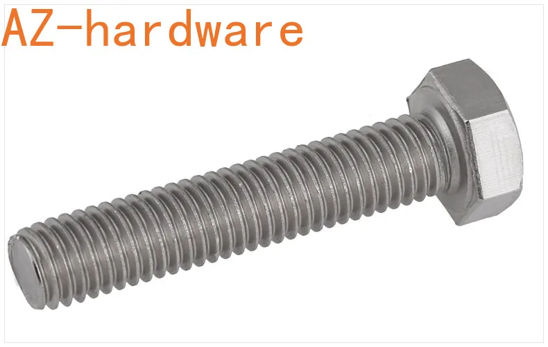 Наружный шестигранный винт из нержавеющей стали 304 удлиненный полнорезьбовой
