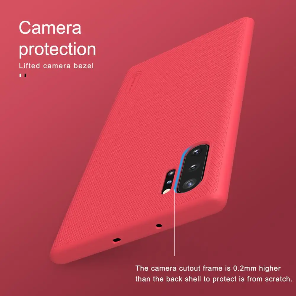 Чехол Nillkin для samsung Note 10 Plus 5G, Матовый Жесткий чехол из поликарбоната, пластиковый чехол для телефона, чехол для samsung Galaxy Note10 Plus