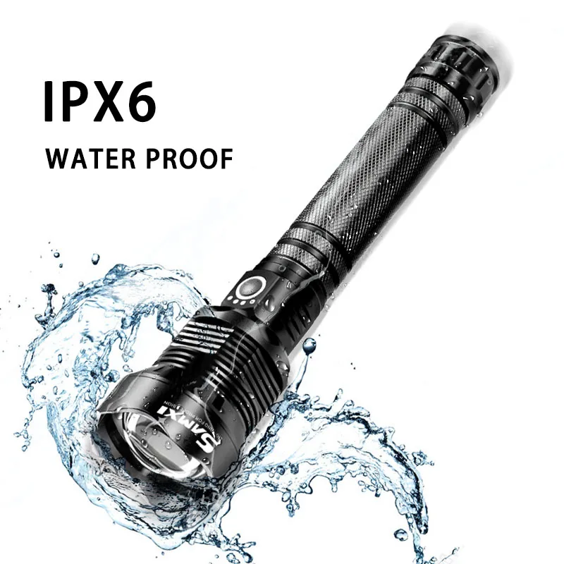 Перезаряжаемый светодиодный фонарь высокой мощности для самообороны